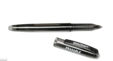 Erasable Re-write Gel Stick Pen, Black
