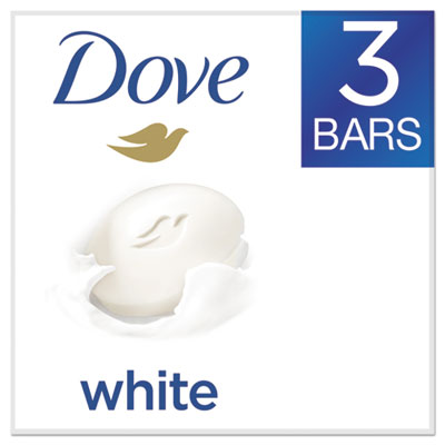 04090pk 3.17 Oz Dove White Beauty Bar, Light Scent - Pack Of 3
