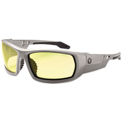 Ego50150 Nylon & Polycarb Skullerz Odin Safety Glasses, Gray Frame & Yellow Lens