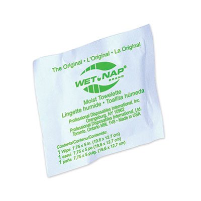 UPC 074887543400 product image for NICD11055 5 x 7.75 in. Wet-Nap Premoistened Towelettes, White - 100 Per Pack - 1 | upcitemdb.com