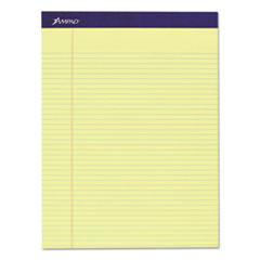 Top20215 8.5 X 11 In. Legal Ruled Pad, Canary - 50 Sheets - 4 Pads Per Pack