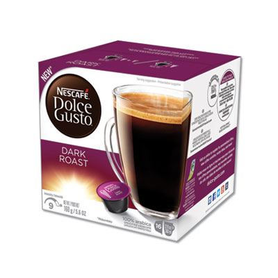 77317 Dolce Gusto Dark Roast Coffee Capsules, Dark Roast Coffee