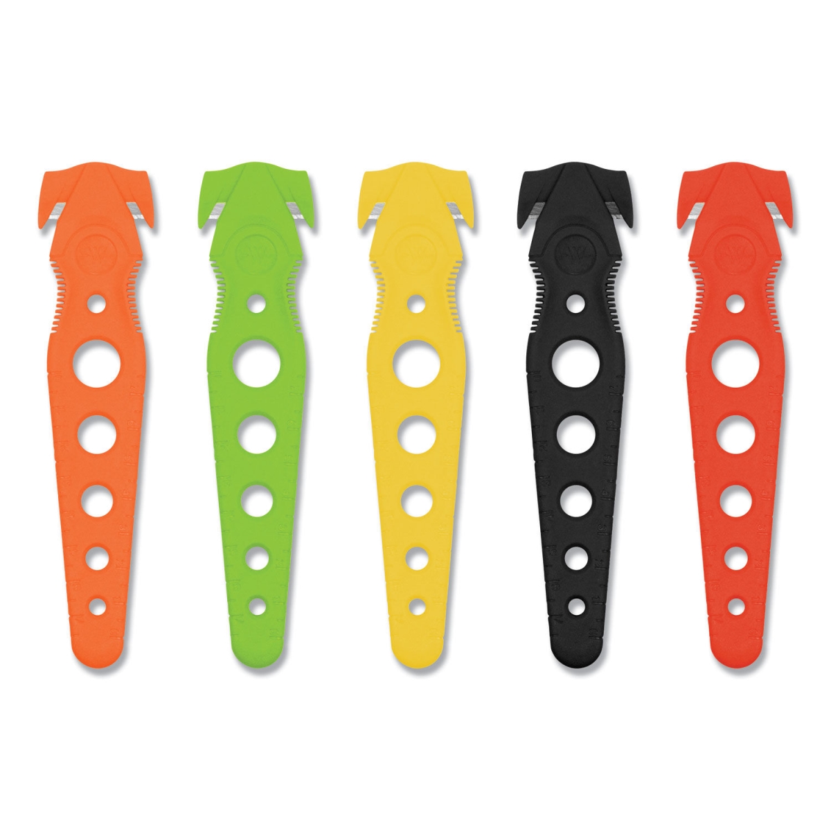 Acm17379 Safety Cutter Knife, Assorted Color - Pack Of 5
