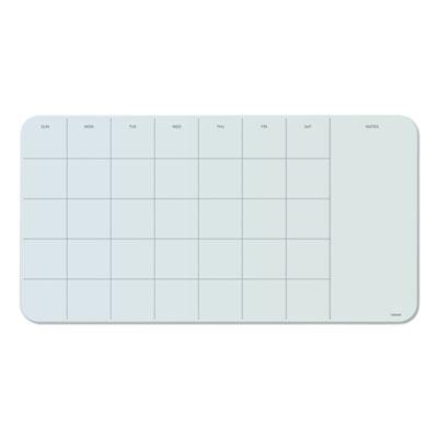 Ubrands Ubr3687u0001 23 X 12 In. Cubicle Magnetic Glass Dry Erase Combo Board White