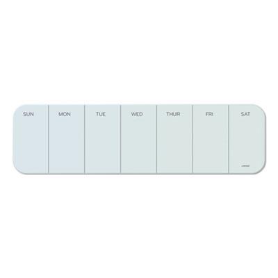 Ubrands Ubr3688u0001 20 X 5.5 In. Cubicle Magnetic Glass Dry Erase Combo Board White