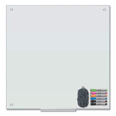 Ubrands Ubr3971u0001 35 X 35 In. Magnetic Glass Dry Erase Board White