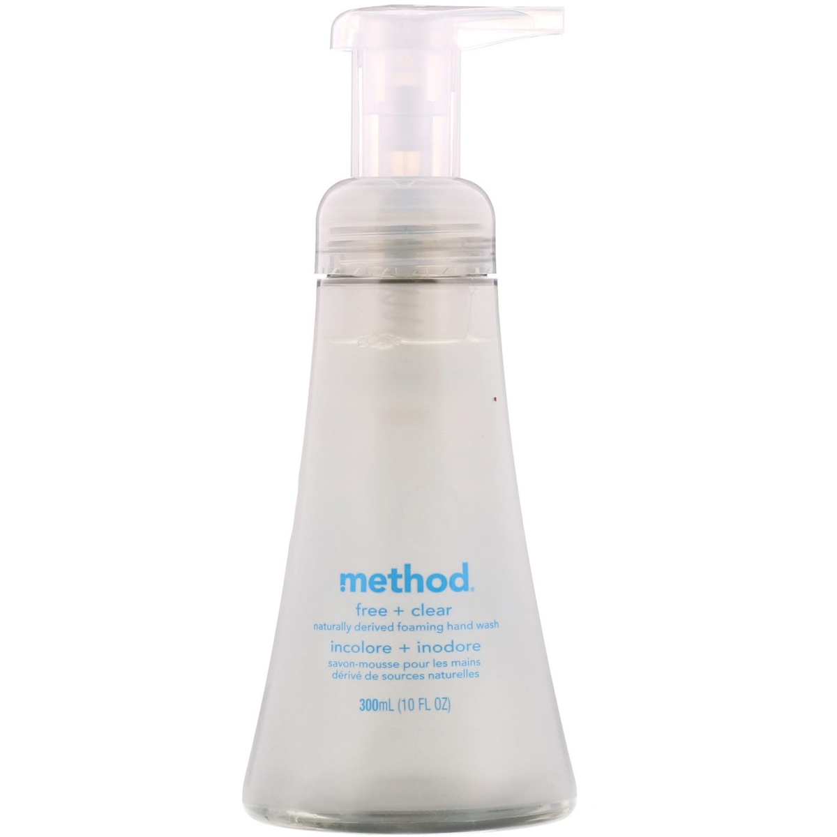 Method Products Mth01977ea 10 Fl Oz Naturally Derived Foaming Hand Wash, Free & Clear