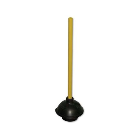 Impact Products 9201 6 In. Dia. Toilet & Drain Plunger, 20 In. Wood Handle