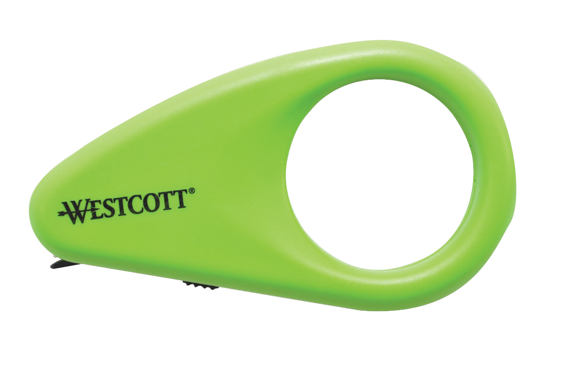 16473 Compact Safety Ceramic Blade Box Cutter, Green