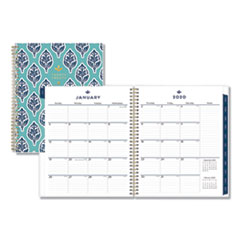 Blue Sky 116046 8 X 10 In. Sullana Collection Monthly Planner, Teal