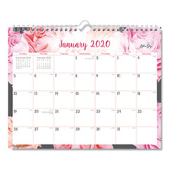 Blue Sky 102718 11 X 8 In. Joselyn Wall Calendar, Light Pink