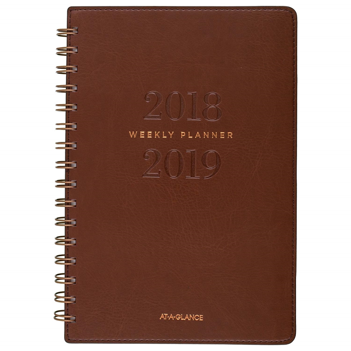 Yp200a09 8.5 X 5.37 In. Signature Collection Academic Planner, Brown