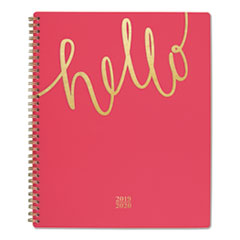 1022905a27 11 X 8.5 In. Aspire Academic Planner, Coral & Gold