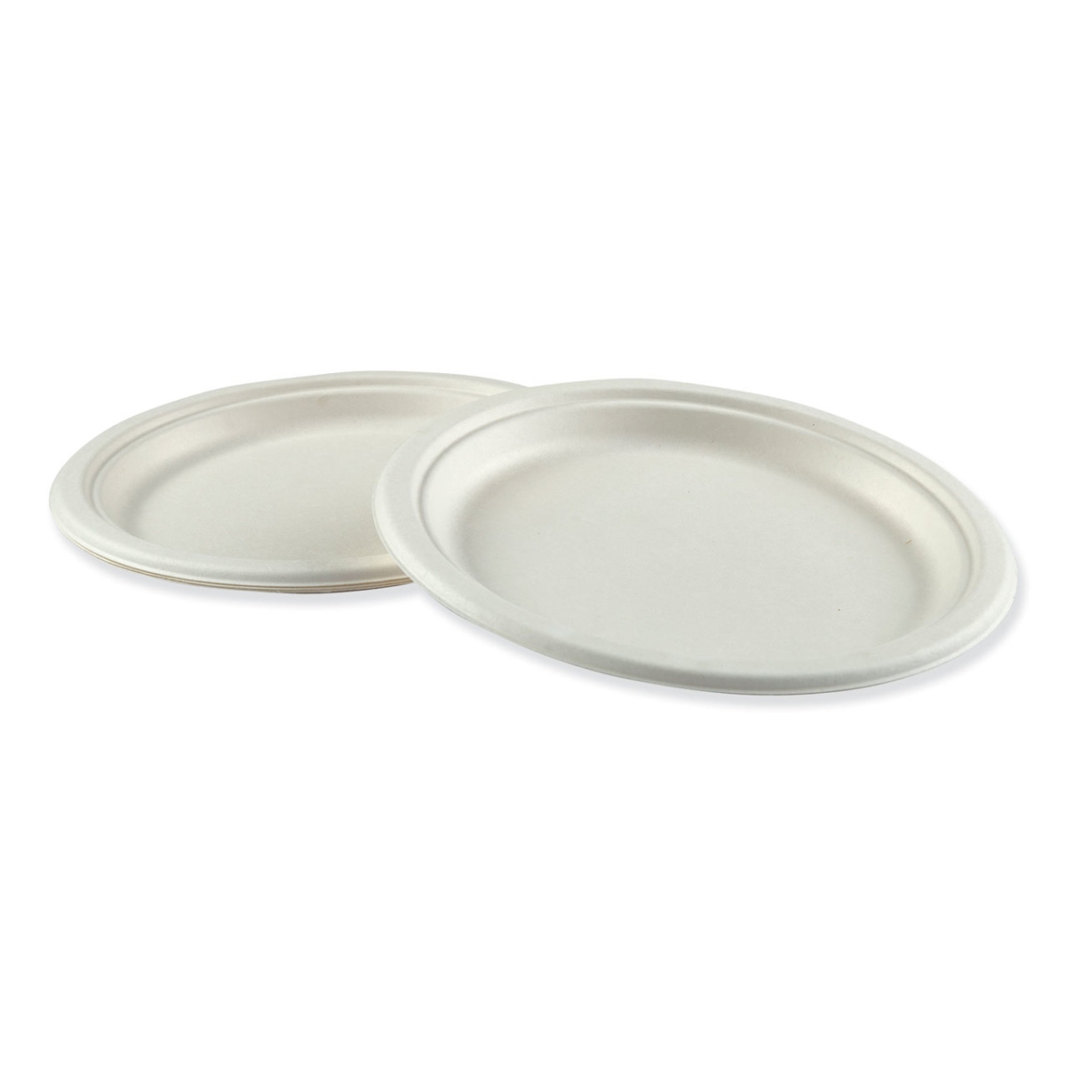Platewf9 9 In. Bagasse Molded Fiber Round Dinnerware Plate