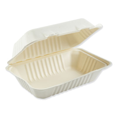Hingewfhg1c9 9 X 6 In. Hoagie Containers With Hinged-lid, White
