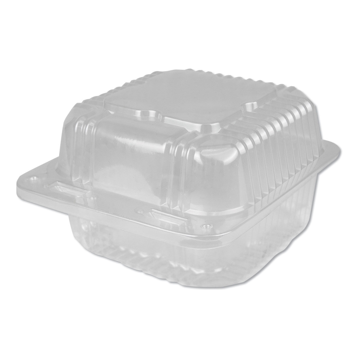 Dpkpxt505 12 Oz 5 X 5 In. Plastic Hinged Containers, Clear
