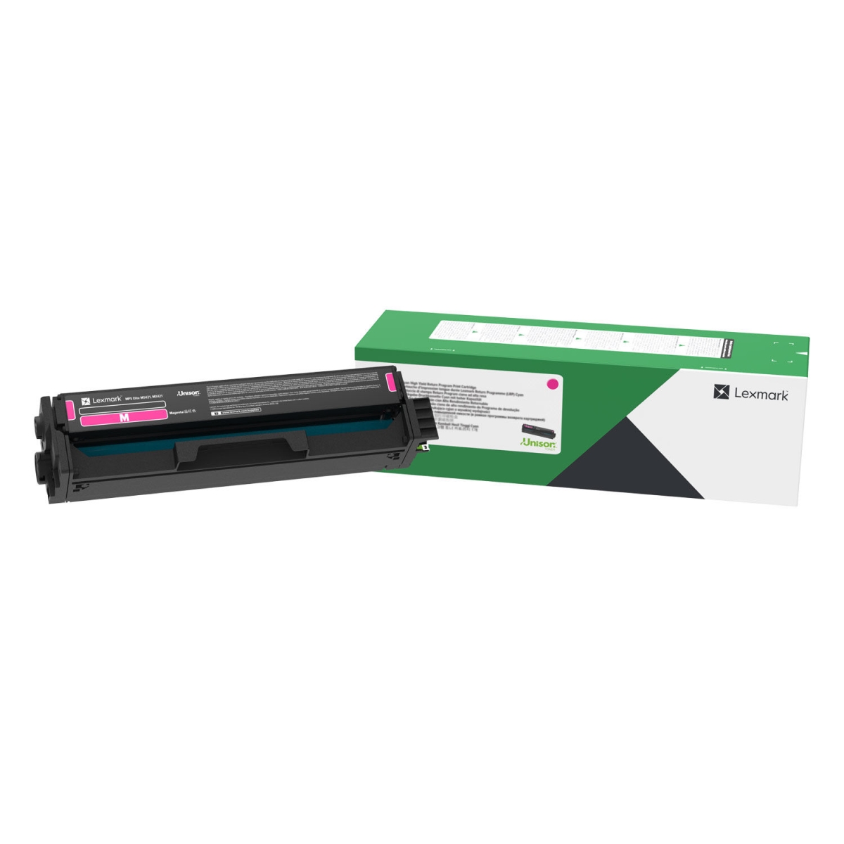 Lexmark LEXC3210M0 1500 Page-Yield Return Program Toner Cartridge, Magenta