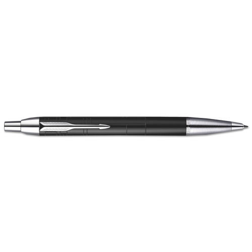 UPC 758218000090 product image for PAR Black & Chrome Trim Barrel IM Retractable Ballpoint Pen, Black Ink | upcitemdb.com