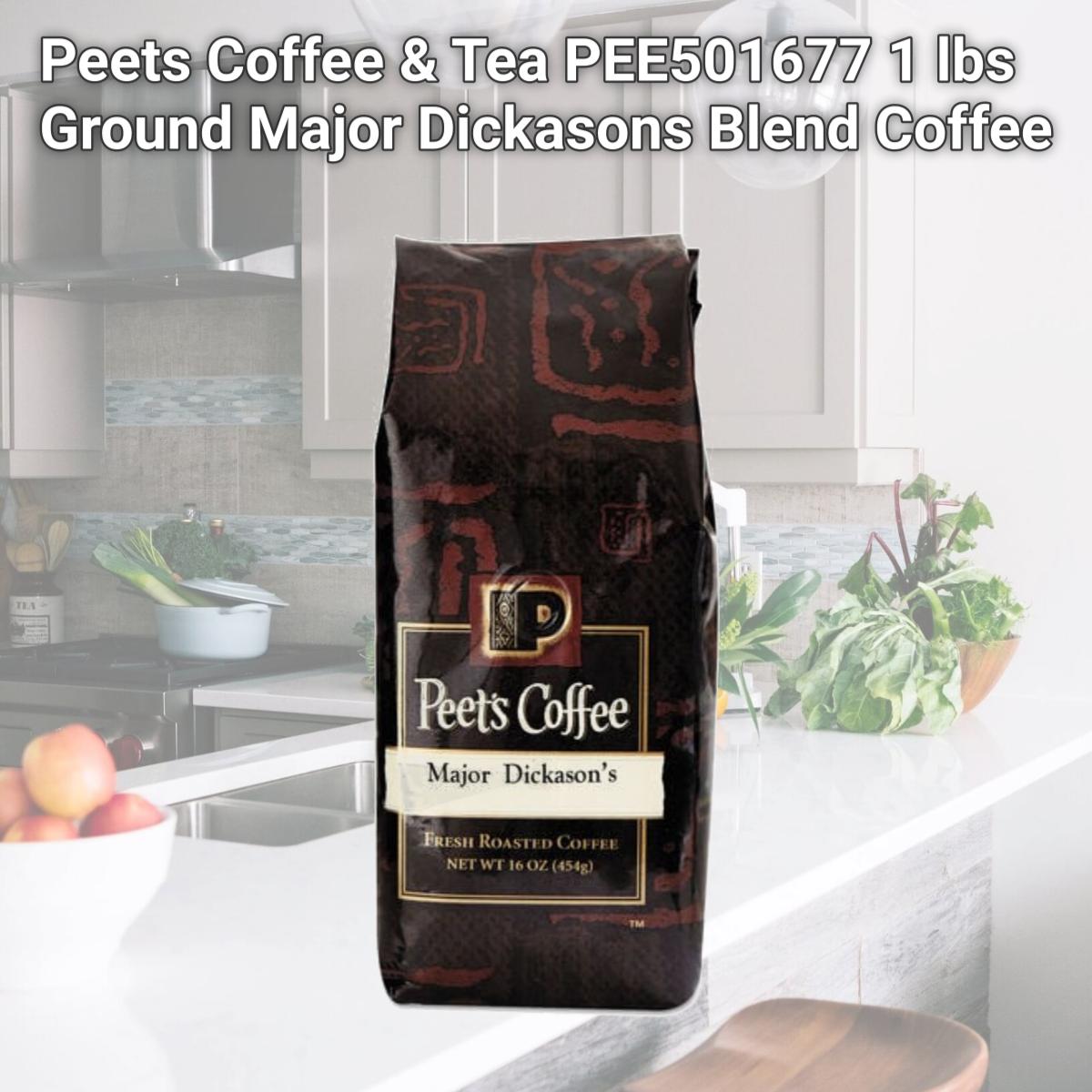 Picture of Peets Coffee & Tea PEE501677 1 lbs Ground Major Dickasons Blend Coffee