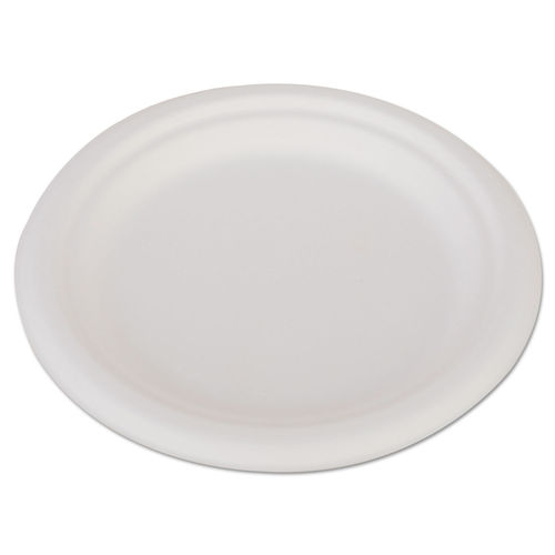 Sch18110 6 In. Molded Fiber Heavy Weight Dinnerware Plate, White - 1000 Per Case