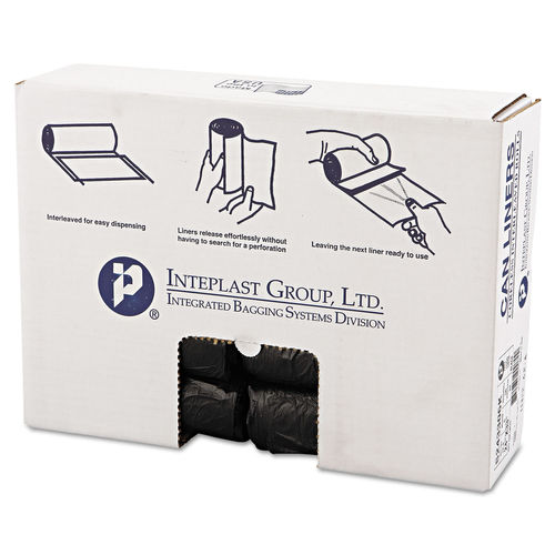 UPC 762935900700 product image for IBSS243306K 24 x 33 in. 6 Microns High-Density Commercial Can Liners, Black - 12 | upcitemdb.com