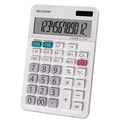 El334w 12-digit Lcd Large Desktop Calculator