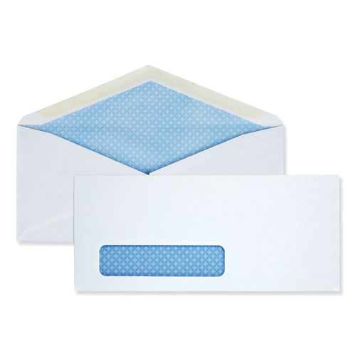 Qua90013 Security Business Envelope, White