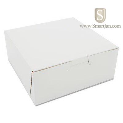 941 8 X 8 X 4 In. Non-window Bakery Boxes - White