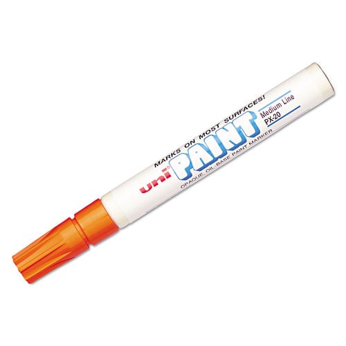 UPC 030246636077 product image for UBC63607 Medium Bullet Tip Permanent Marker, Orange | upcitemdb.com