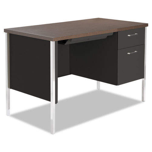 UPC 191734066797 product image for Alera ALESD4524BM 45.25 x 24 x 29.5 in. Metal Single Pedestal Steel Desk, Mo | upcitemdb.com