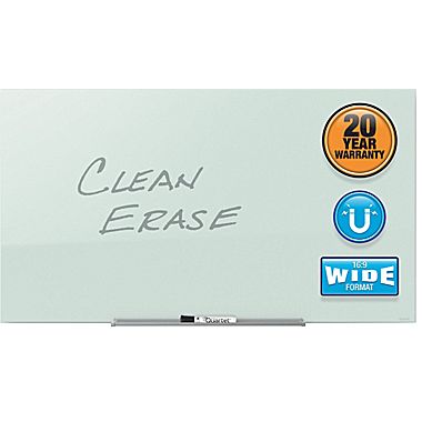 Quartet Manufacturing G5028IMW 50 x 28 in. Invisa Mount Magnetic Glass Marker Board Frameless Surface - White Quartet Manufacturing G5028IMW 50 x 28 in. Invisa Mount Magnetic Glass Marker Board Frameless Surface - White
