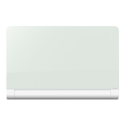 Quartet Manufacturing G5028HT 50 x 28 in. Horizon Magnetic Glass Marker Board with Hidden Tray - White Quartet Manufacturing G5028HT 50 x 28 in. Horizon Magnetic Glass Marker Board with Hidden Tray - White