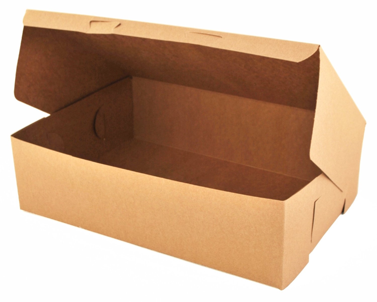 14 X 10 X 4 In. Kraft Paperboard Bakery Boxes