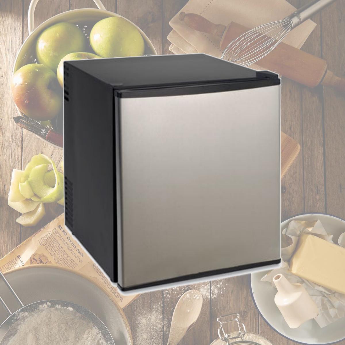 Picture of Avanti AVASAR1702N3S 1. 7 Cu. ft. Superconductor Compact Refrigerator - Stainless Steel - Black