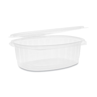 Pctyca910480000 48 Oz Earthchoice Pet Hinged Lid Deli Containers, Clear