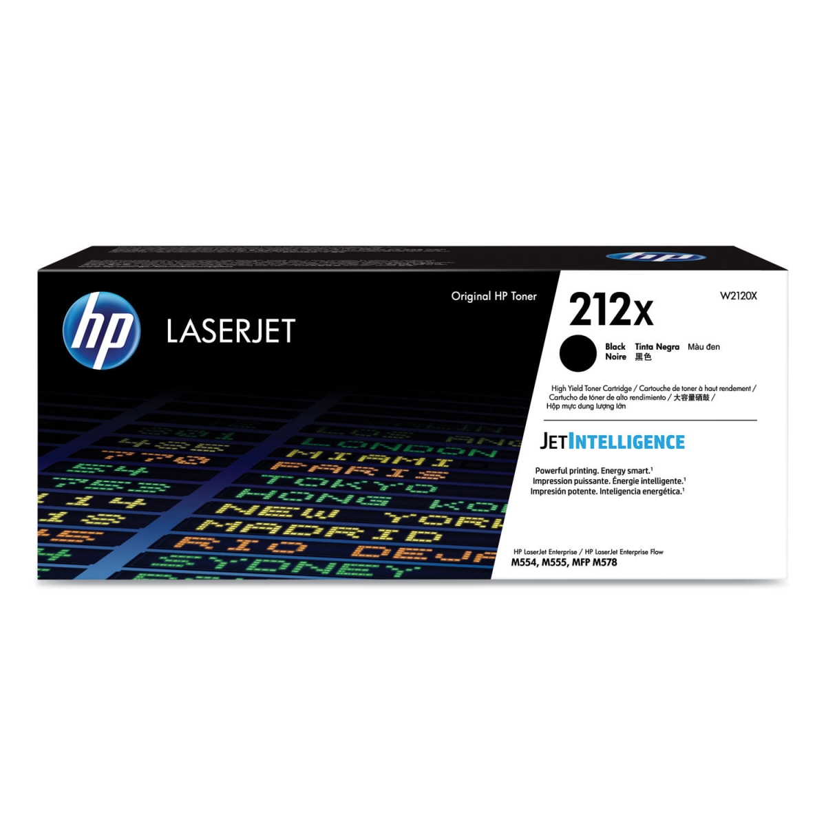 HEWW2120X LaserJet Toner Cartridge, Black