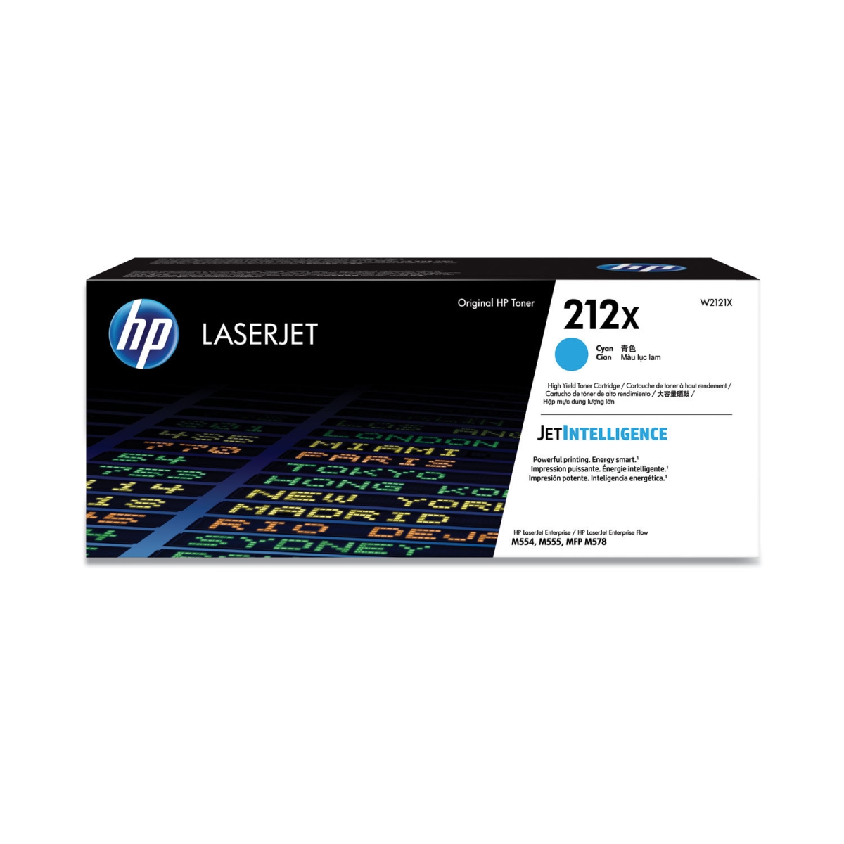 HEWW2121X LaserJet Toner Cartridge, Cyan