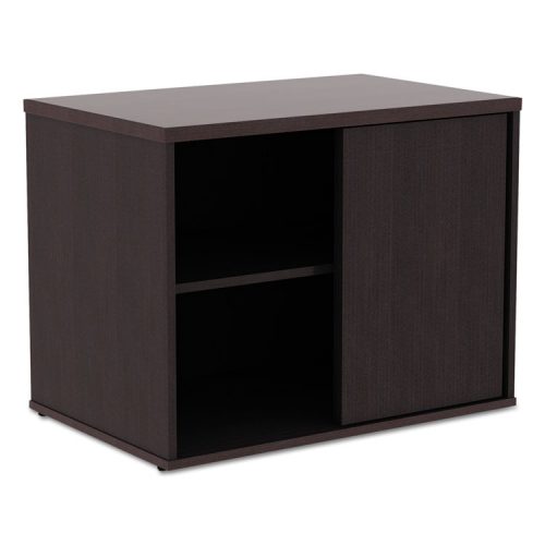 22.86 H X 29.5 W X 19.12 D In. Open Office Low Storage Cab Cred - Espresso