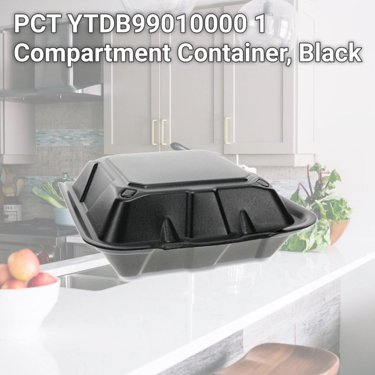Picture of PCT YTDB99010000 1 Compartment Container, Black