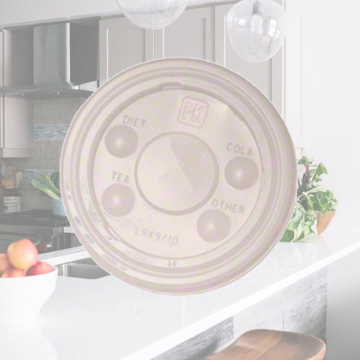 Picture of Fabri-Kal LRK1620 Drink Cup Lid with X Slot for RK16 & 20 - Translucent