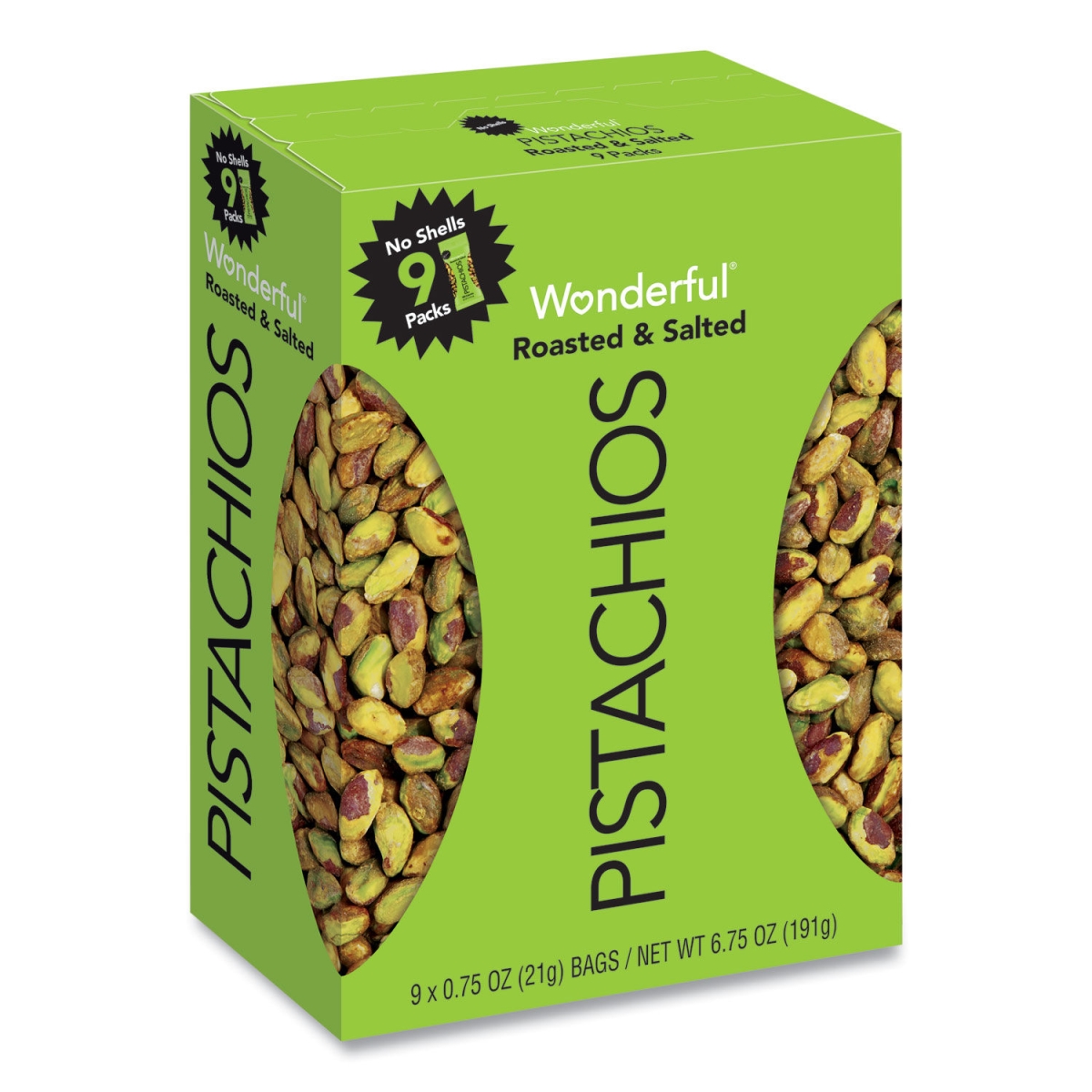 UPC 014113910712 product image for PAR91100 0.75 oz Wonderful No Shells Pistachios Roasted & Salted Food - 4 Boxes  | upcitemdb.com