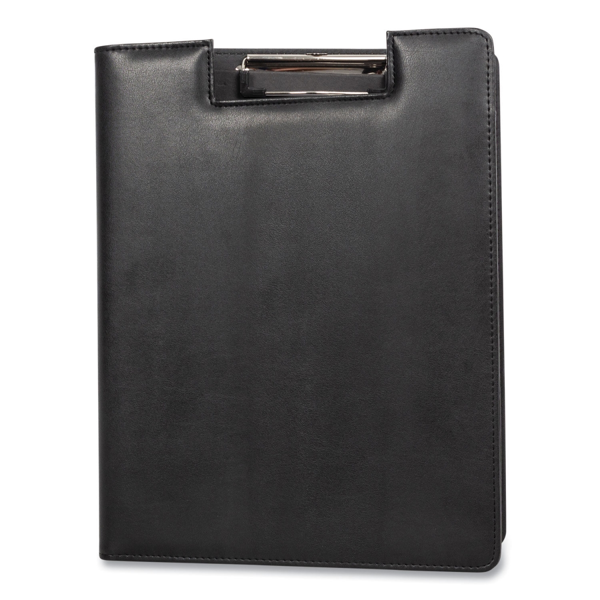 Faux-Leather Padfolio, Black