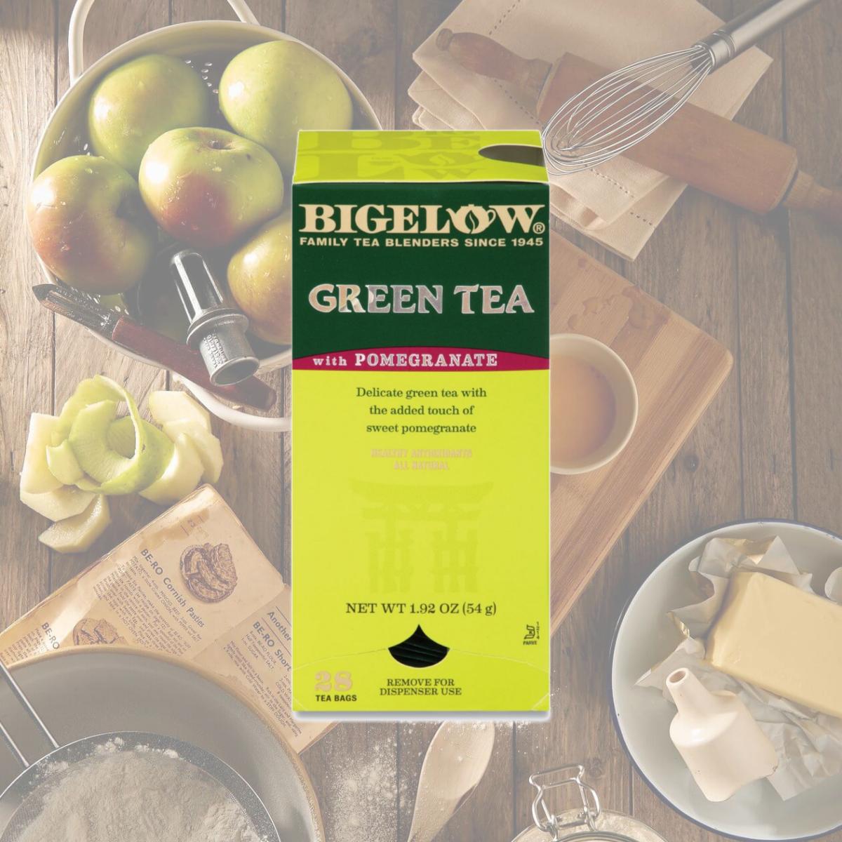 Picture of Bigelow RCB10363 0.07 oz Green Tea with Pomegranate - 28 per Box