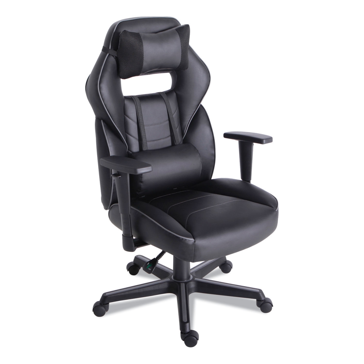 UPC 042167000042 product image for Alera ALEGM4146 Racing Style Ergonomic Gaming Chair, Black & Gray Trim - 15. | upcitemdb.com