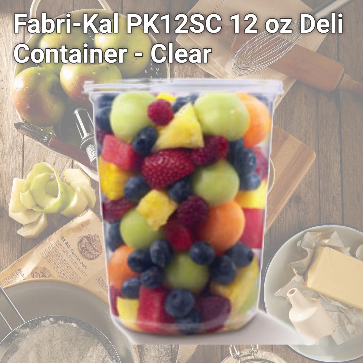 Picture of Fabri-Kal PK12SC 12 oz Deli Container - Clear