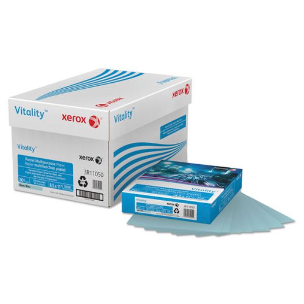 XER3R11050 Multipurpose Pastel Colored Paper, Blue - Number 20 - Letter Size