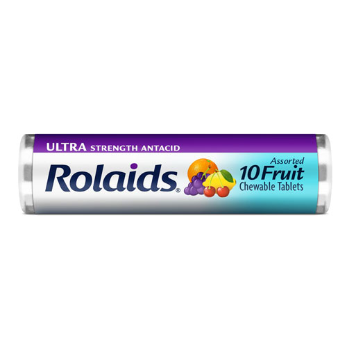 Lil Drugstore Products R10049 Ultra Strength Antacid Chewable Tablets Assorted Fruit - 10 per Roll 12 Roll per Box Lil Drugstore Products R10049 Ultra Strength Antacid Chewable Tablets Assorted Fruit - 10 per Roll 12 Roll per Box