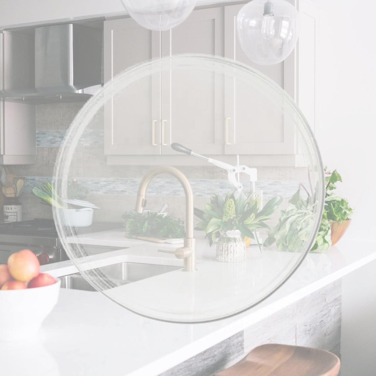 Picture of Fabri-Kal PPLID PolyPro Microwavable Deli Container Lids - Clear
