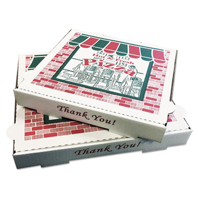 Pzcorb12 2.5 H X 12 W X 12 D In. Pizza Takeout Containers, White - 50 Per Bundle