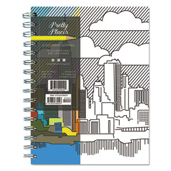 TFB 10PPCJ 6.3 x 8 in. Perfect Places Coloring Journal 140 Pages TFB 10PPCJ 6.3 x 8 in. Perfect Places Coloring Journal 140 Pages